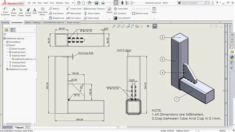 solid weld bead sheet metal|solidworks weld bead symbol.